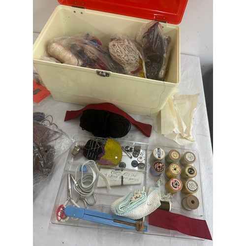 36 - Large selection of accessories includes string, needles etc