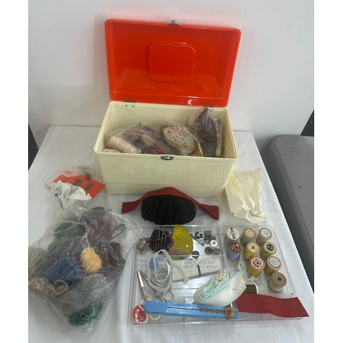 36 - Large selection of accessories includes string, needles etc