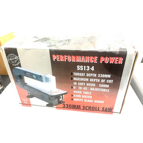 237 - Perfomance power ss13-4 330mm scroll saw, untested