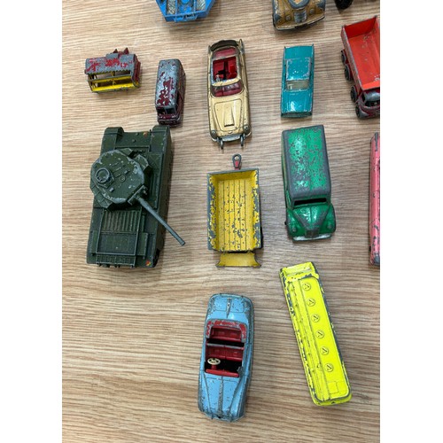 199 - Selection of vintage toy cars to include Corgi, Dinky etc