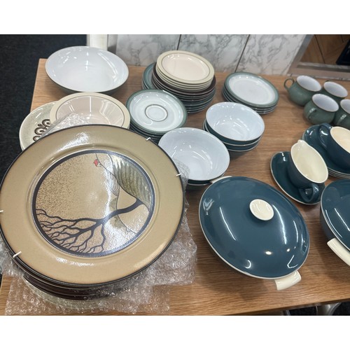 240 - Large selection of part dinner services to include Denby, Poole and others containing tureens, plate... 