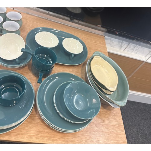 240 - Large selection of part dinner services to include Denby, Poole and others containing tureens, plate... 