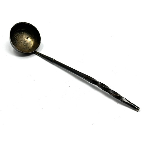 67 - Antique georgian silver sauce ladle