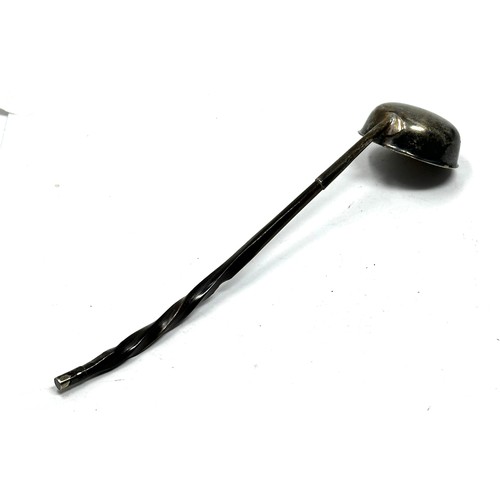 67 - Antique georgian silver sauce ladle