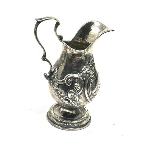 66 - Vintage figural silver cream jug