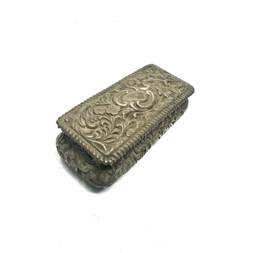 17 - Antique silver  trinket box