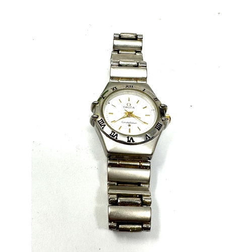 491 - vintage OMEGA Constellation quartz wrist watch, Ladies L593120 the watch is not ticking possibly nee... 