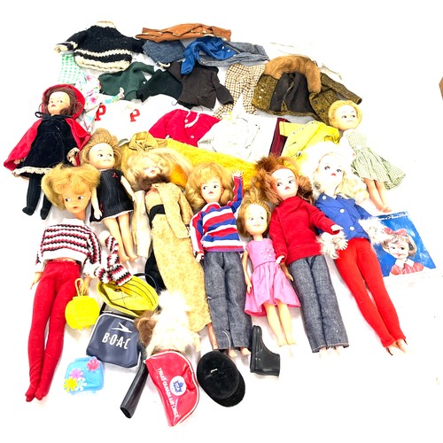 50 - Selection of vintage dolls and accessories to include Sindy, Patch, Tressy, Penny Brite, Walker Sind... 