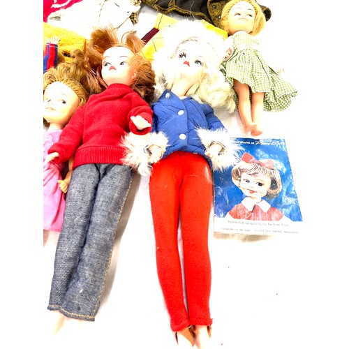 50 - Selection of vintage dolls and accessories to include Sindy, Patch, Tressy, Penny Brite, Walker Sind... 