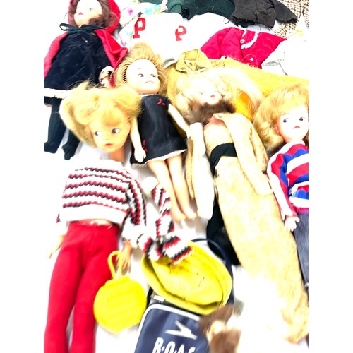 50 - Selection of vintage dolls and accessories to include Sindy, Patch, Tressy, Penny Brite, Walker Sind... 