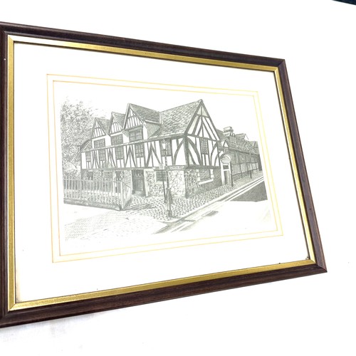 39 - Framed David Bevan limited edition prints includes The Guildhall Leicester and The Clock Tower Leice... 