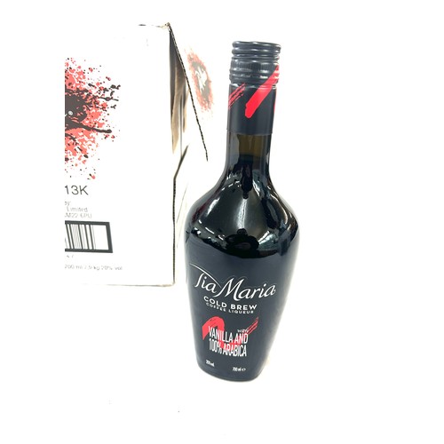 616 - 6 Bottles of Tia Maria cold brew coffee Liqueur Vanilla and 100% Arabica 20% 700ml