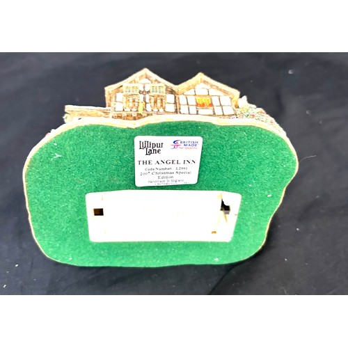 10 - Lilliput Lane The Angel Inn Illuminated boxed with deeds