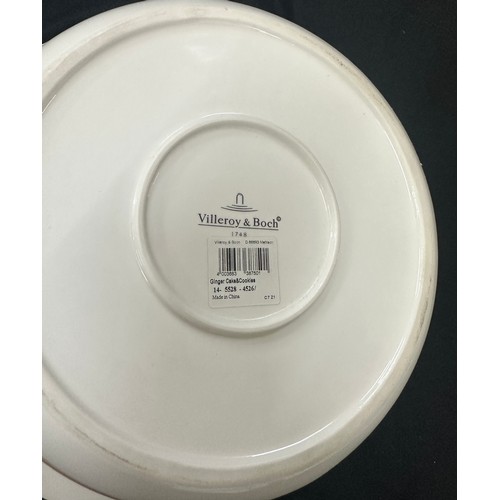 70 - Ginger cake and cookies villeroy and boch tureen, boxed D 66693 27cm diameter