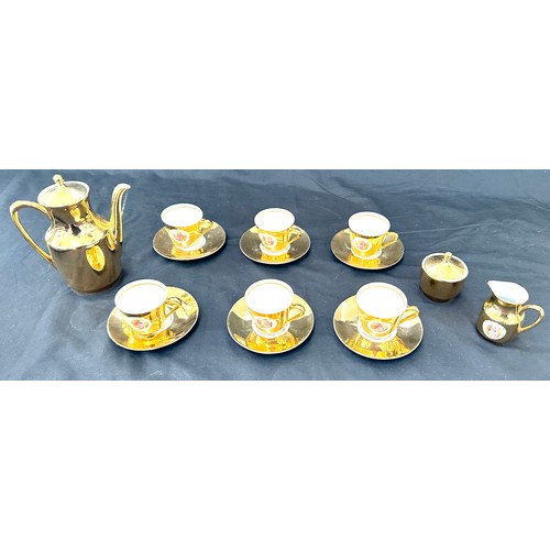 79 - German Bondware fine china coffee set