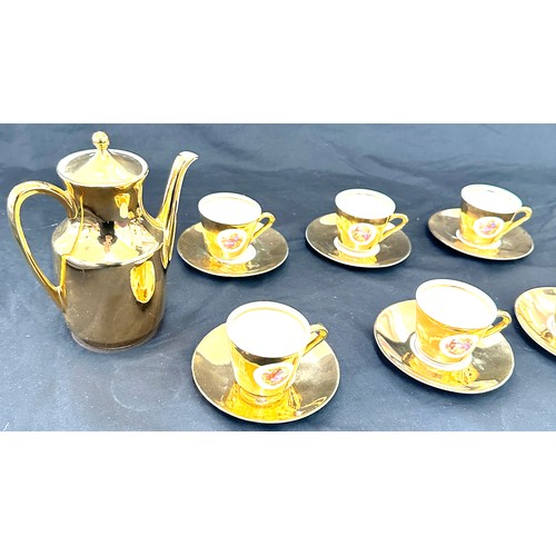 79 - German Bondware fine china coffee set