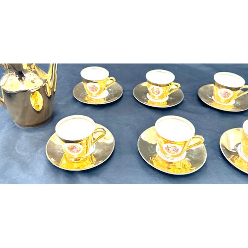 79 - German Bondware fine china coffee set