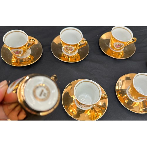 79 - German Bondware fine china coffee set