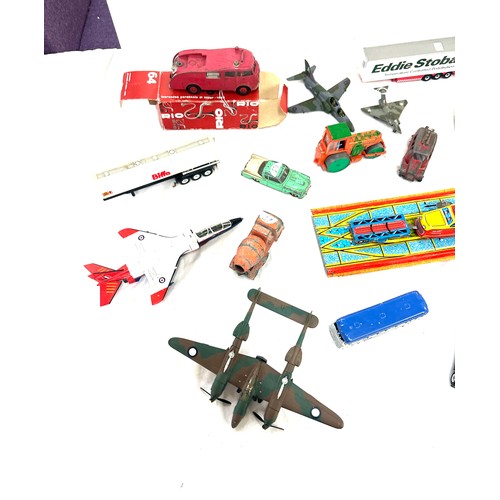 8 - Selection of vintage toys to include Dinky etc