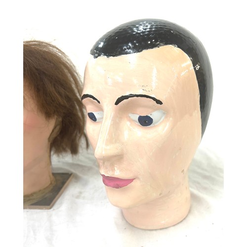 24 - Selection of 2 pot mannequin heads