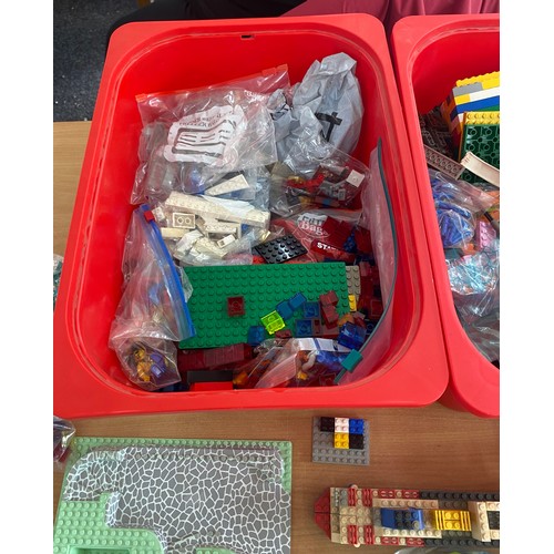 192 - 2 Boxes of assorted lego pieces