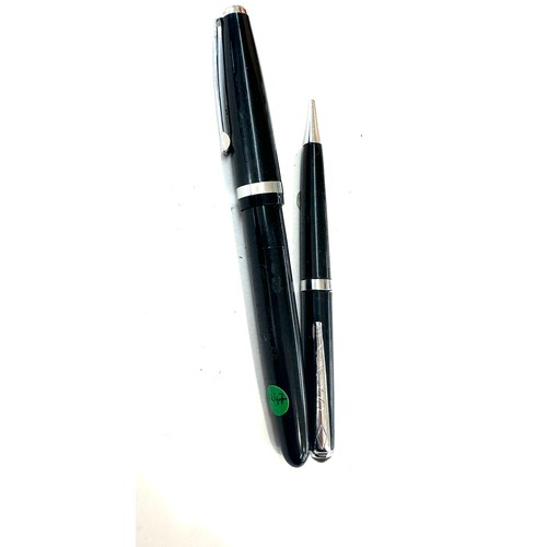 569 - Black Conway Stewart pen 66 and pencil boxed