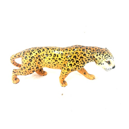 396 - Beswick Leopard Model No. 1082 gloss pattern, Beswick Tigress Figurine model 1486, both in good over... 