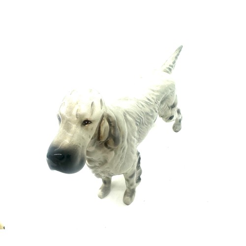 392 - Beswick English setter dog figurine Bayldone Baronet, Vintage Beswick Basford British Mascot large b... 