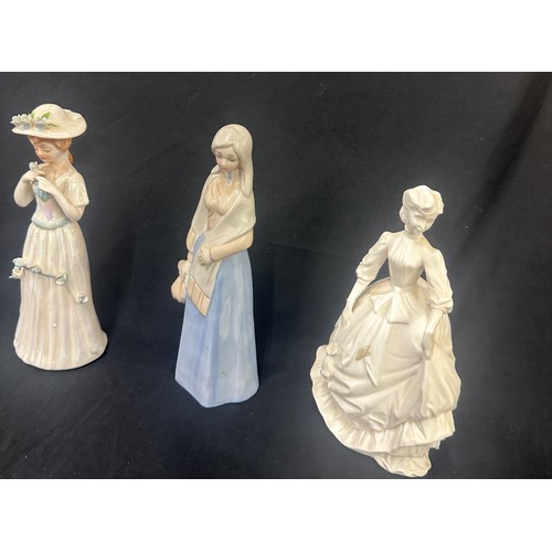 408 - Selection 4 ladies to include Royal Worcester Sweet Anne, Charity, 2 unnamed