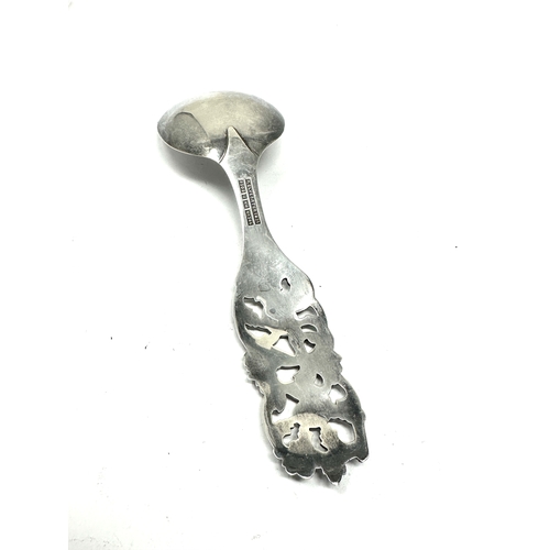 25 - 830S Silver Vintage 1825 R. Elvesaeter Ornate Serving Spoon weight 79g