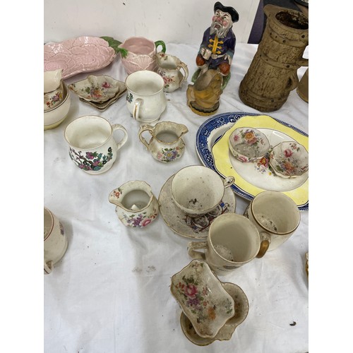 262 - Large selection of assorted pottery items includes royal albert, etc