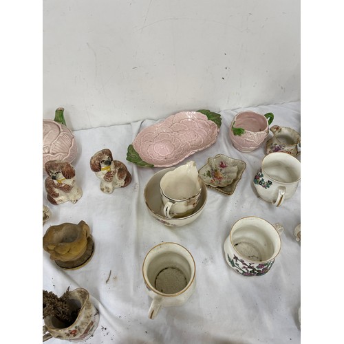 262 - Large selection of assorted pottery items includes royal albert, etc