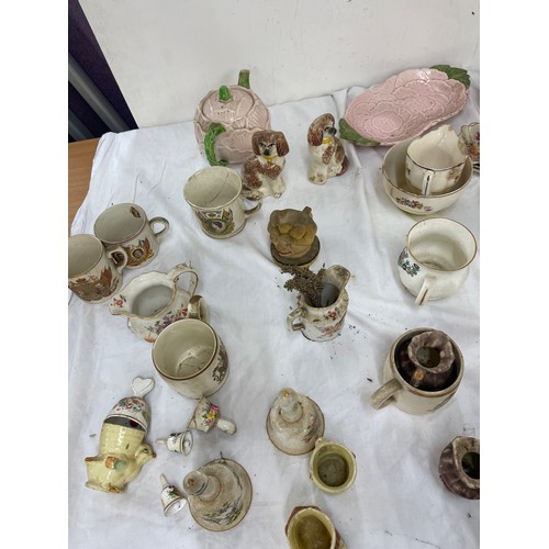 262 - Large selection of assorted pottery items includes royal albert, etc