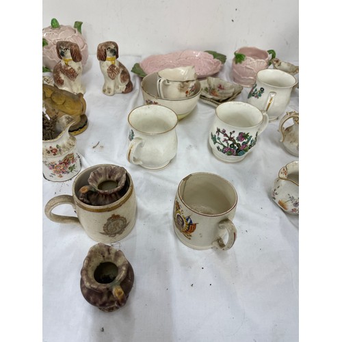 262 - Large selection of assorted pottery items includes royal albert, etc