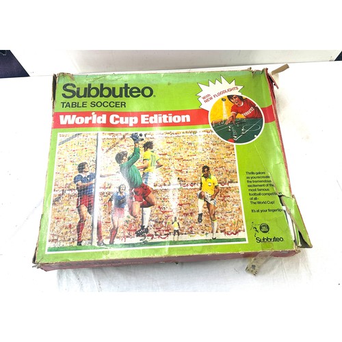 246 - Boxed Vintage Subbuteo table soccer world cup edition