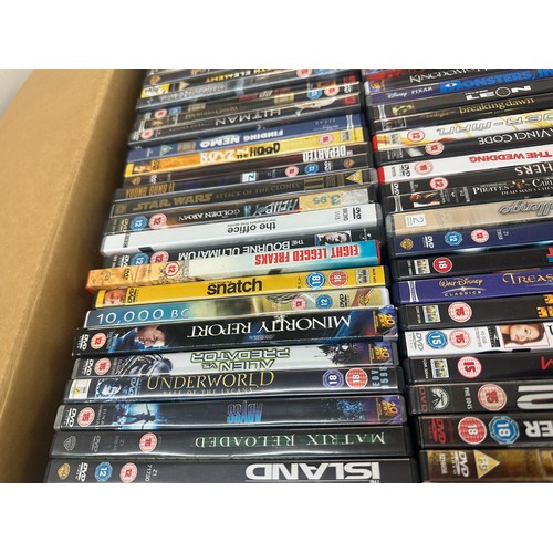 220 - Large selection of dvd's approximately 160 in total to include  Disney,  Panic room,Harry Potter etc