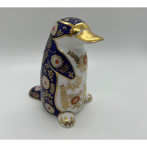 427 - A Royal Crown Derby paperweight, Platypus, introduced to mark the 1988 Australian bi-centenary celeb... 