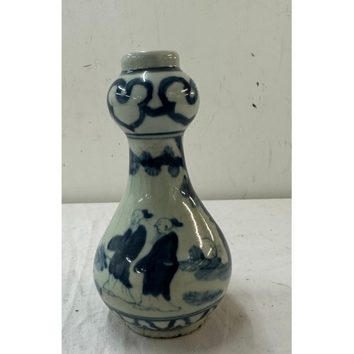 619 - Vintage Chinese vase, no marks to base, height 7 inches