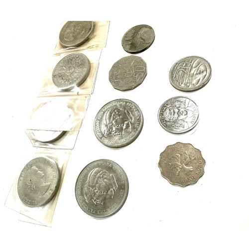 516 - Large selection of commemorative coins, australian etc