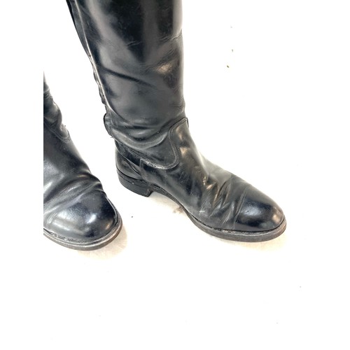 18 - Vintage leather motocycle boots size 7