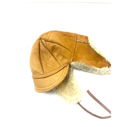 88 - Sheepskin flying helmet