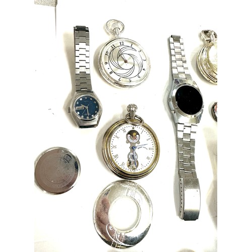 513 - Selection of vintage and later watch/ pocket watch parts, some run