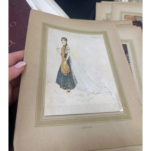 67 - Large selection of vintage and later prints includes Edward Dulac, Rowlandson, a picture by H.H clea... 