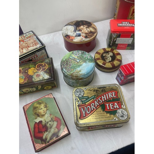 171 - Large selection of vintage tins