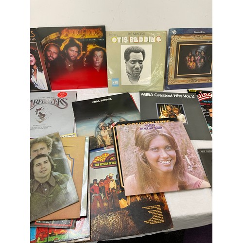 43 - Selection of records includes Bee gees, otis rodding, living legends, abba etc