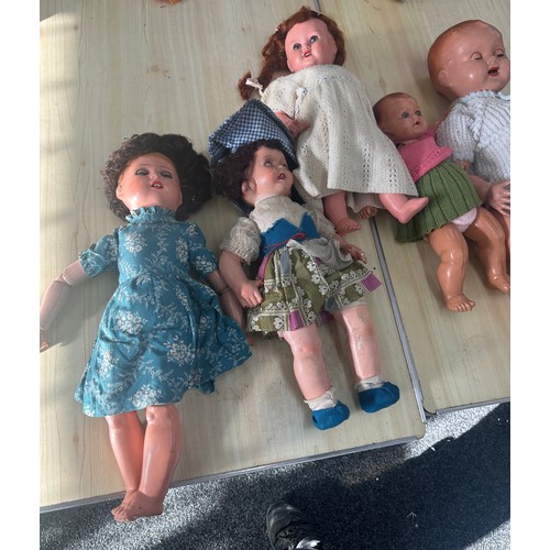 234 - Large selection of vintage dolls