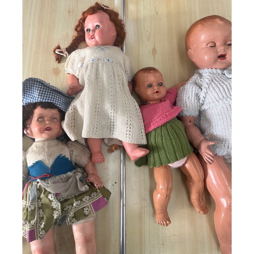 234 - Large selection of vintage dolls