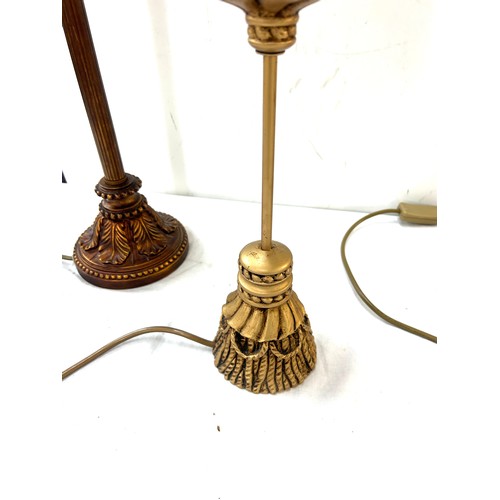 270 - 3 Vintage table lamps over all height 32inches