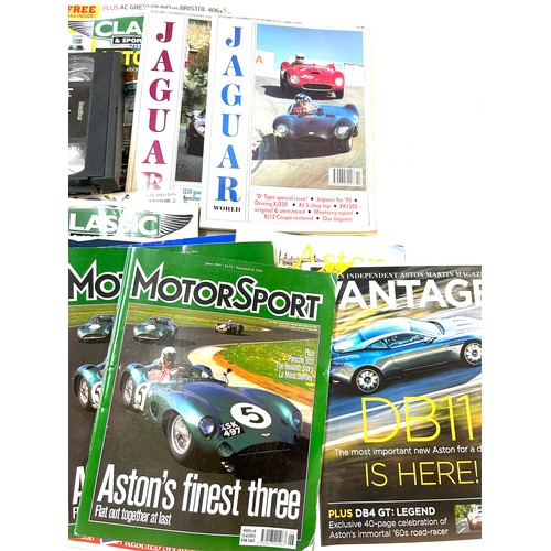 245 - Large selection of assorted motoring magazines many related to the aston martin marque