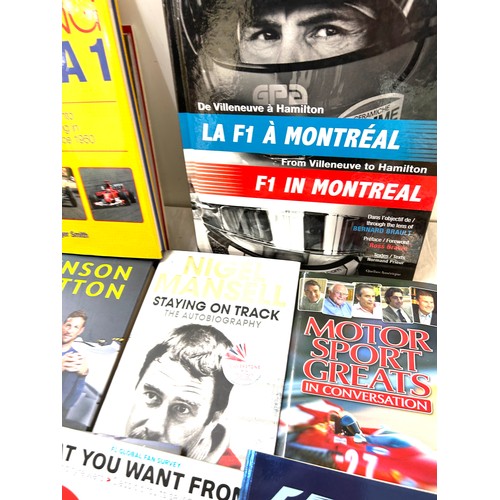 284 - Selection of formula one books and magazines